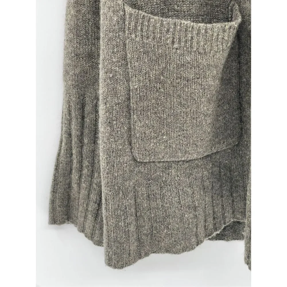Madewell Cardigan Sweater Cashmere Women XXS Green‎ Open